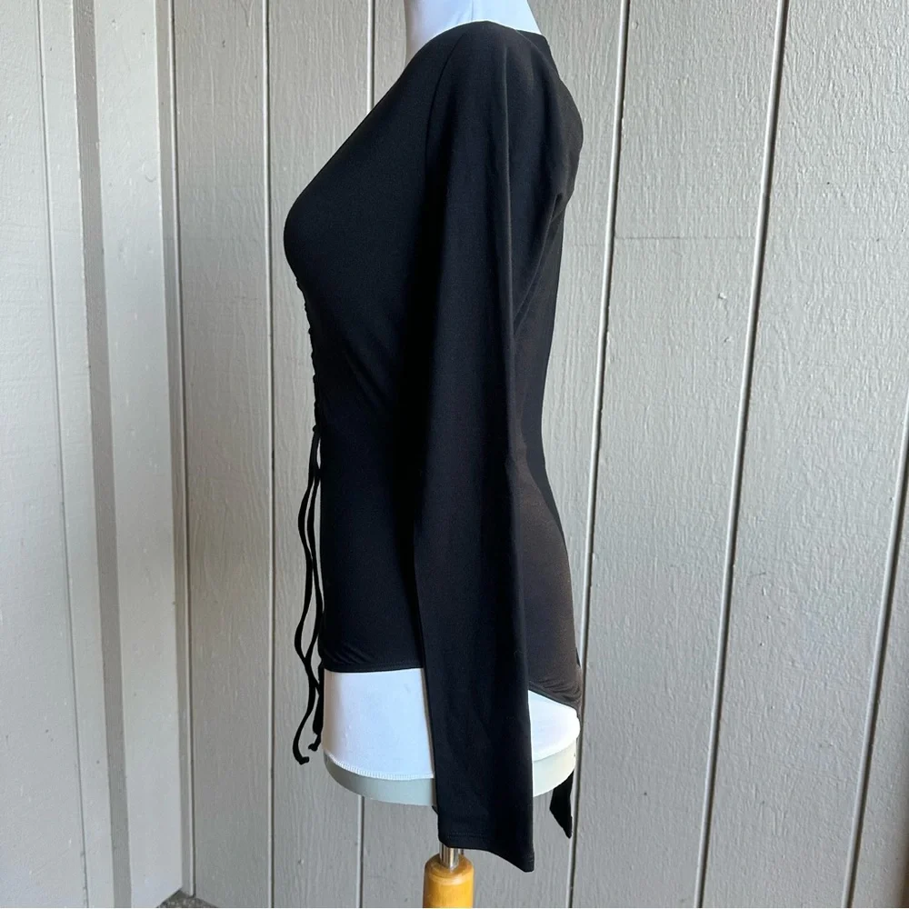 Reformation Basil Bodysuit Black
